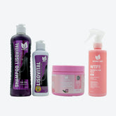 Combo Cabello Liso y Sano: Lisovital + Mascarilla Hidratante + Spray Antifrizz