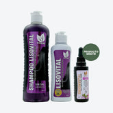 Set Lisovital Shampoo + Tratamiento + Serum Onionvital GRATIS | Control Frizz y Cabello Suave