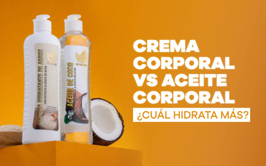 Crema corporal vs. aceite corporal: ¿cuál hidrata más?