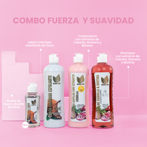 Combo Fuerza y Suavidad Natural Sant