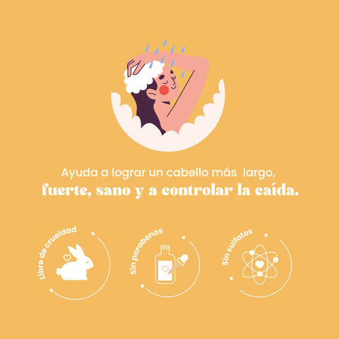 Shampoo Paracaídas con extractos x 500ml