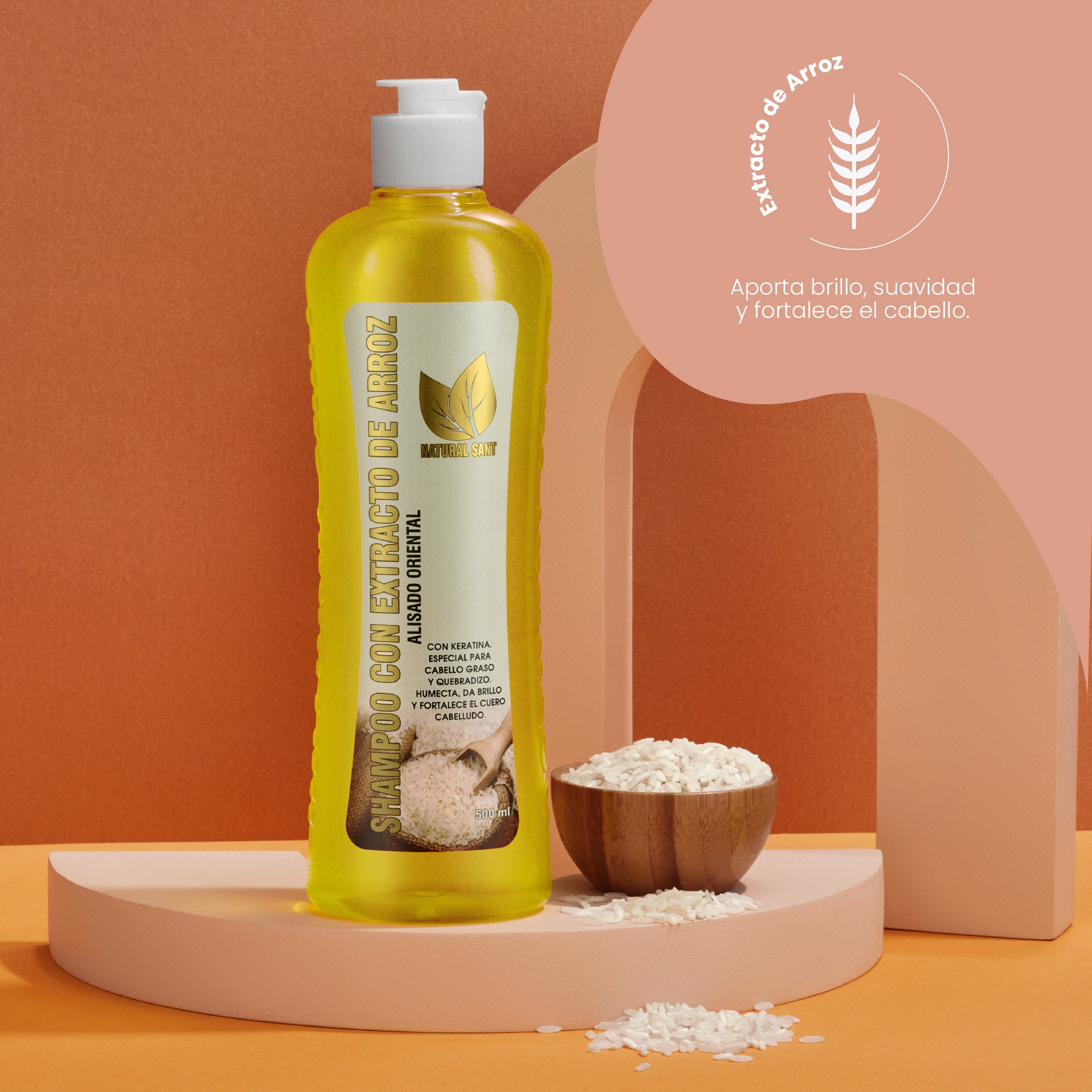 El Cabello Liso Alisado Con Harina De Arroz Arroz Alisar El Pelo