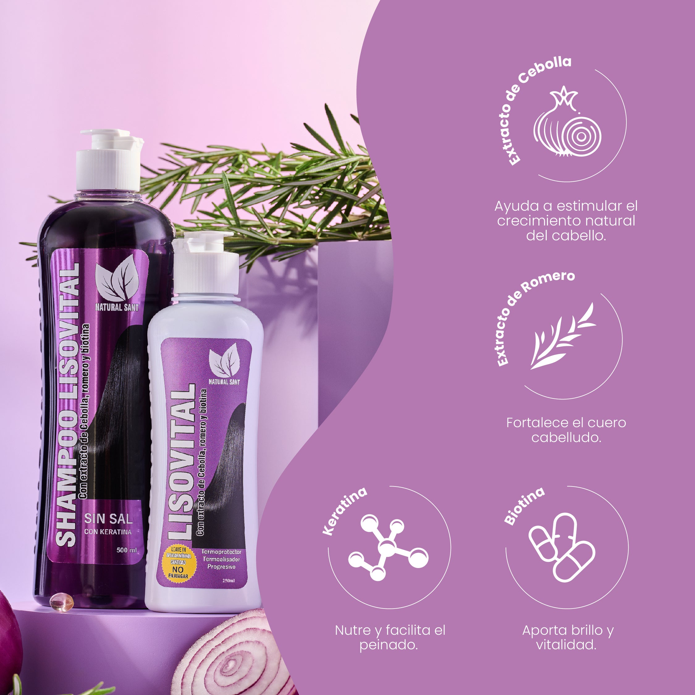 Natural Sant Tratamiento Keratina Natural Para Cabello Para