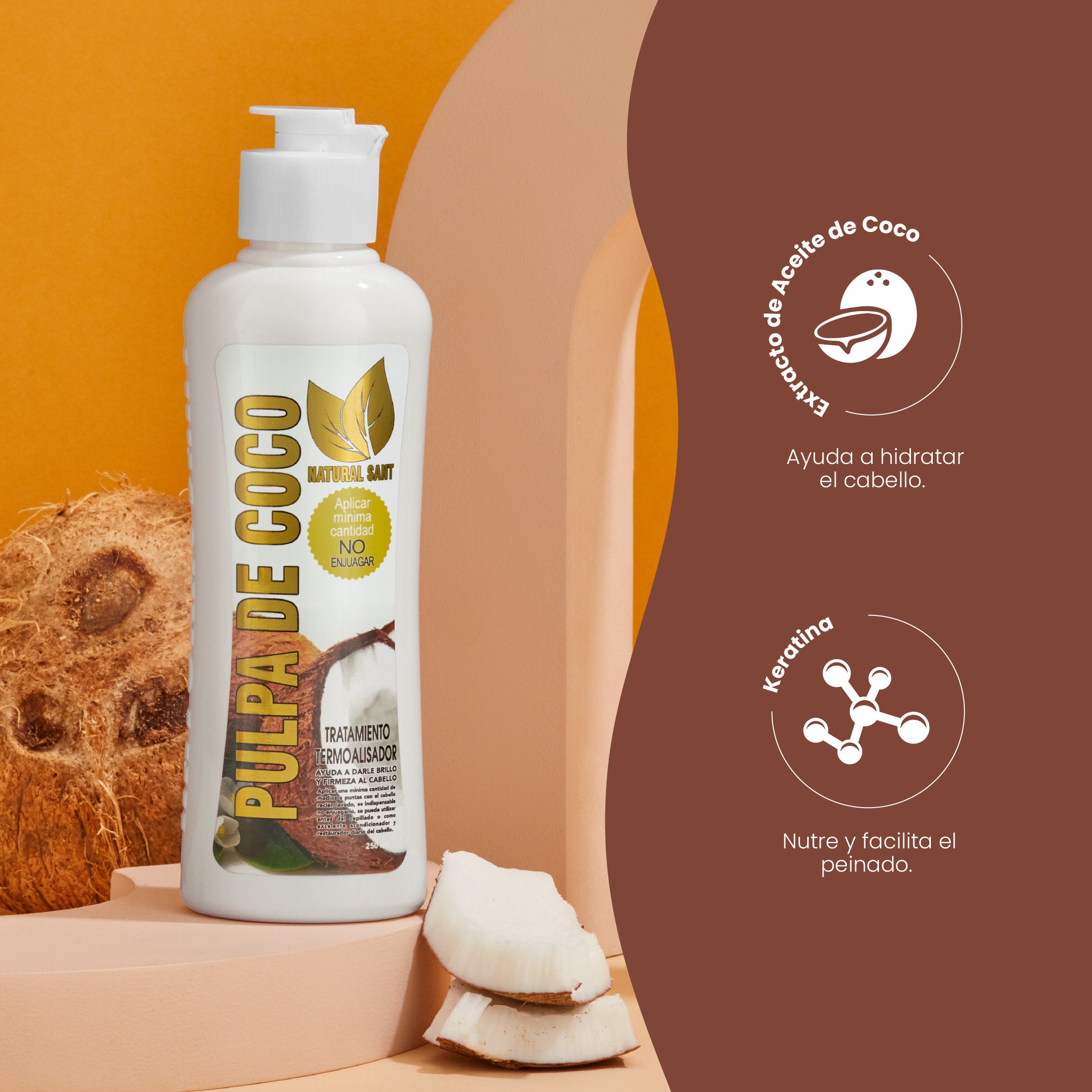 Beneficios El Aceite De Coco Alisa El Pelo Tratamiento