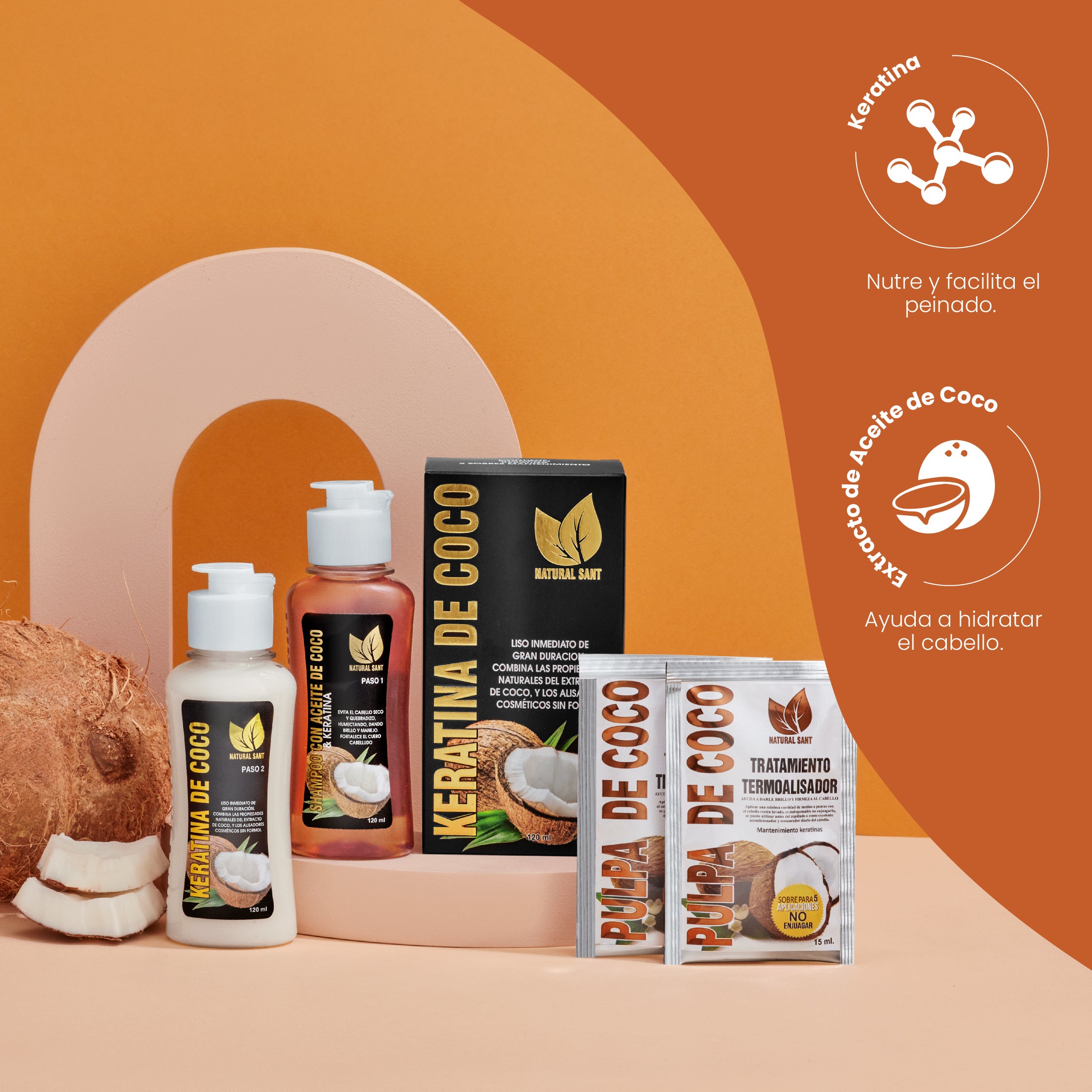 Cabello Seco Tratamiento Hidratacion Keratina En Casa Duo Caja