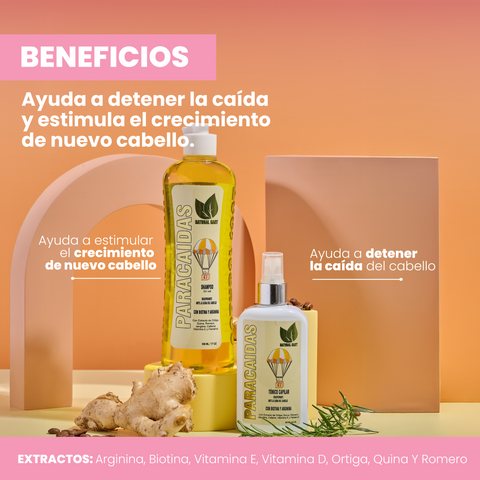 Set para caída excesiva:  Set Paracaídas +  ONIONVITAL Sérum