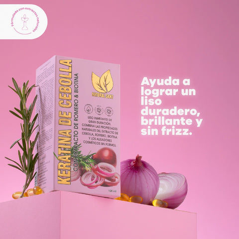 Duo Caja - Keratina de Cebolla, Romero y Biotina