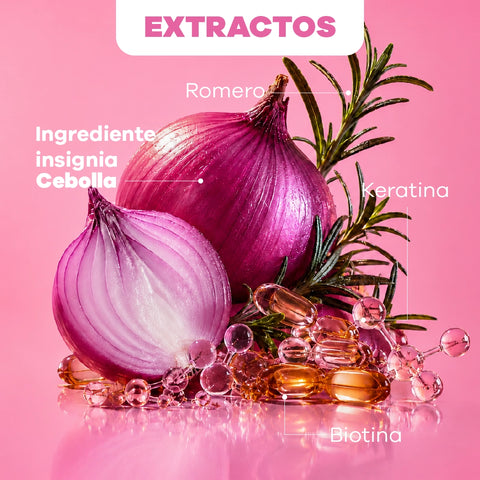 Duo Caja - Keratina de Cebolla, Romero y Biotina