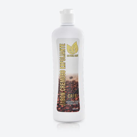 Jabón Cremoso Exfoliante Café x 500 ml