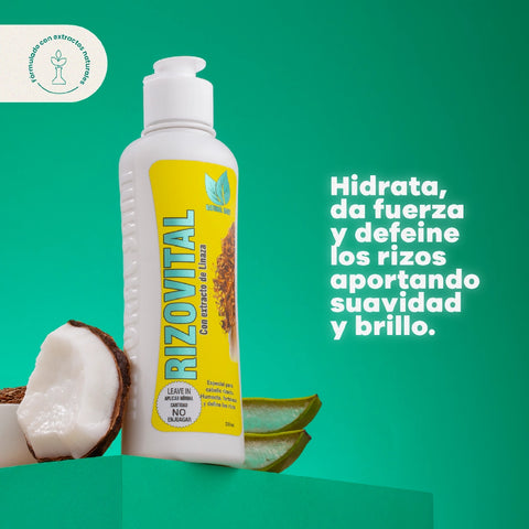 Tratamiento Rizovital con Extracto de Linaza-250ml