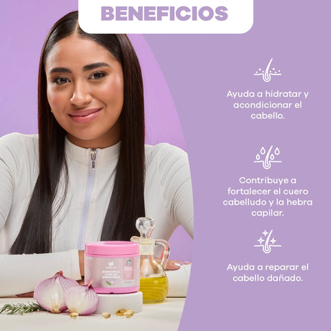 Combo Cabello Liso y Sano: Lisovital + Mascarilla Hidratante + Spray Antifrizz