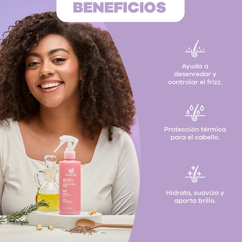 Combo Cabello Liso y Sano: Lisovital + Mascarilla Hidratante + Spray Antifrizz