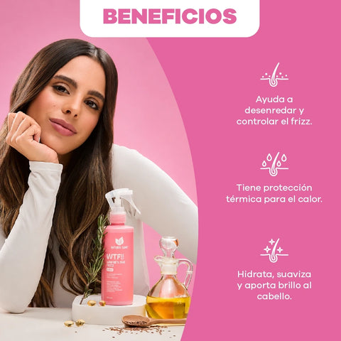 Combo Cuidado Capilar Completo: Cebolla, Romero y Biotina + Mascarilla Hidratante + Spray Antifrizz