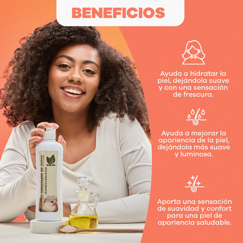 Combo Facial Arroz Control Brillo | Agua Facial + Crema + Nutripiel + Aceite Almendras 120 ml GRATIS