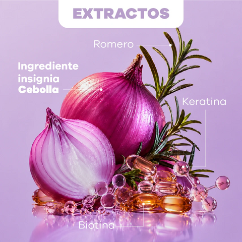 Set Lisovital Shampoo + Tratamiento + Serum Onionvital GRATIS | Control Frizz y Cabello Suave