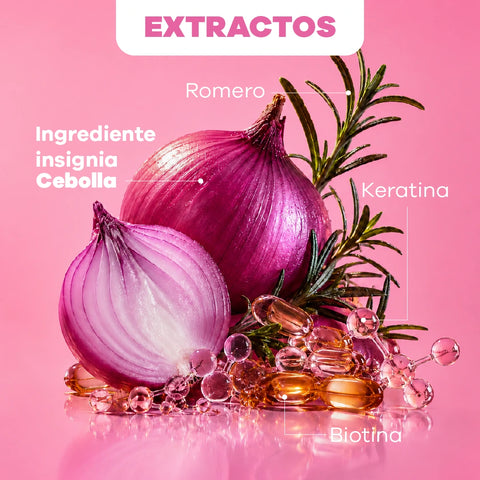 Duo Keratina de Cebolla, Romero y Biotina + Onionvital GRATIS | Alisado en Casa sin Formol