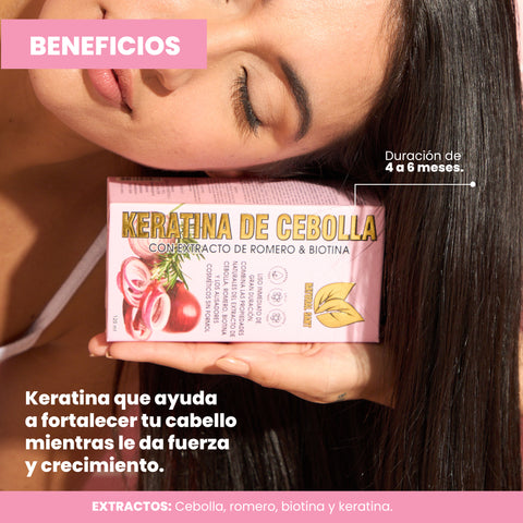 Set Liso Perfecto: Set Lisovital +  Keratina de Cebolla, Romero y Biotina