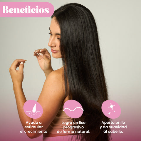 2 Shampoo LisoVital + Tratamiento LisoVital x 250ml + BATANAVITAL mascarilla capilar hidratante