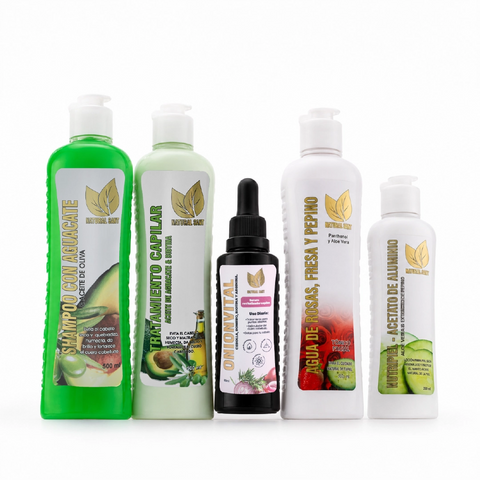 Kit Hidratación Total Aguacate + Onionvital + Rutina Facial Natural Sant