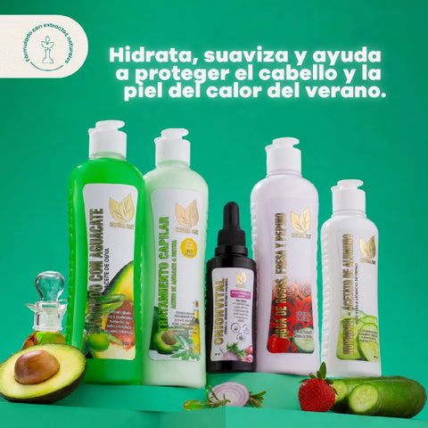 Kit Hidratación Total Aguacate + Onionvital + Rutina Facial Natural Sant