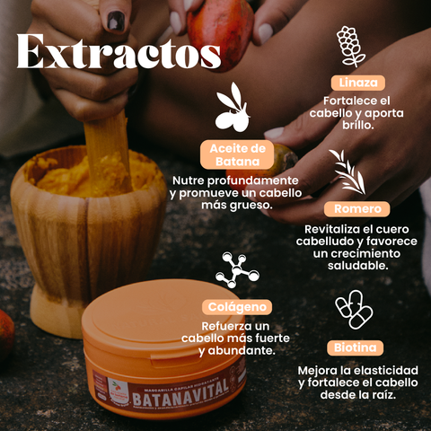 BATANAVITAL mascarilla capilar hidratante