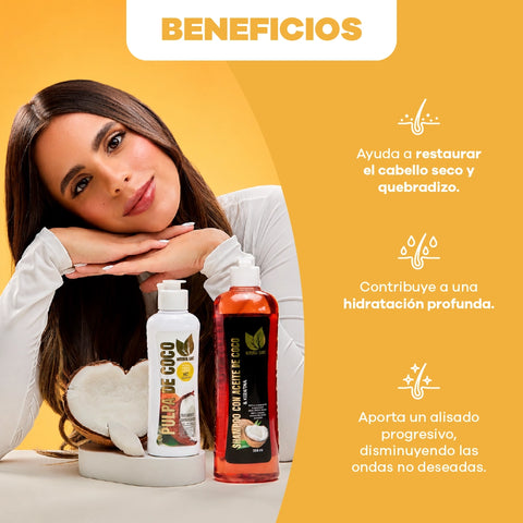 Set Capilar Coco - Cabellos secos