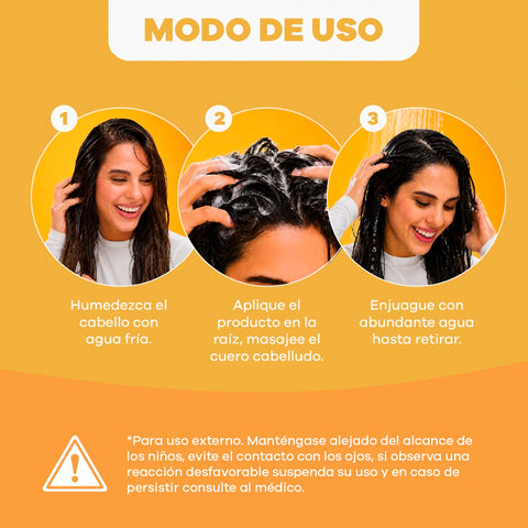 Shampoo con Extracto de Arroz, alisado Oriental x 500ml