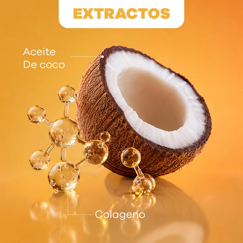 Shampoo con Keratina y Aceite de Coco x 500ml