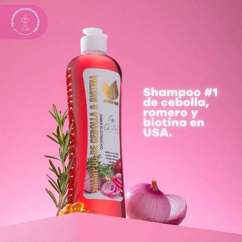 Shampoo de Cebolla, Romero y Biotina x 500ml