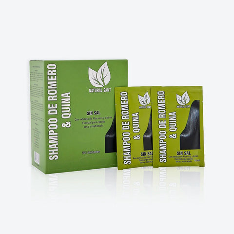 Shampoo de Romero y Quina Caja x 30 sobres