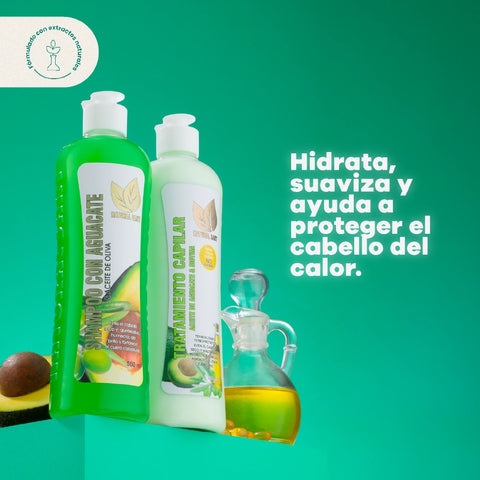 Set de Aguacate - Todo tipo de cabello