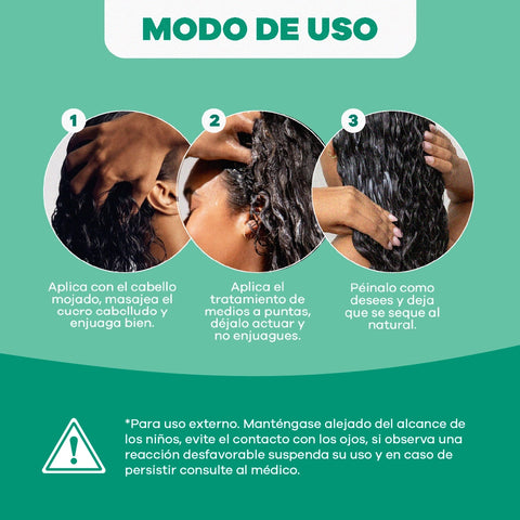 Set de Aguacate - Todo tipo de cabello