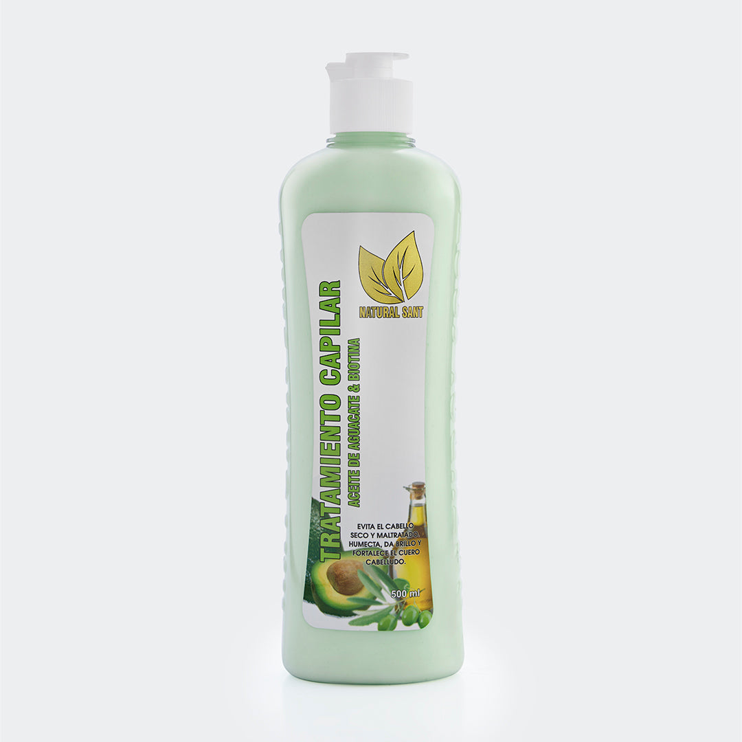 Tratamiento Rinse Capilar, Aceite Aguacate y Biotina x 500ml