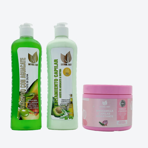 Combo Nutrición & Hidratación: Set de Aguacate + Mascarilla Capilar Hidratante