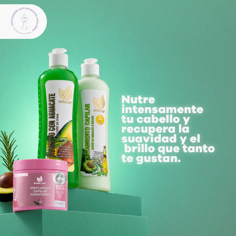 Combo Nutrición & Hidratación: Set de Aguacate + Mascarilla Capilar Hidratante