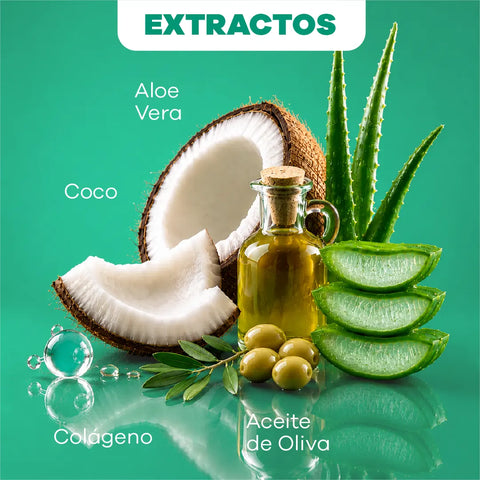 Combo Facial Coco Nutrición | Jabón + Aceite + Agua + Nutripiel