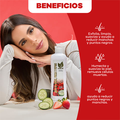 Combo Facial Rosas Balance | Jabón + Aceite + Agua + Nutripiel