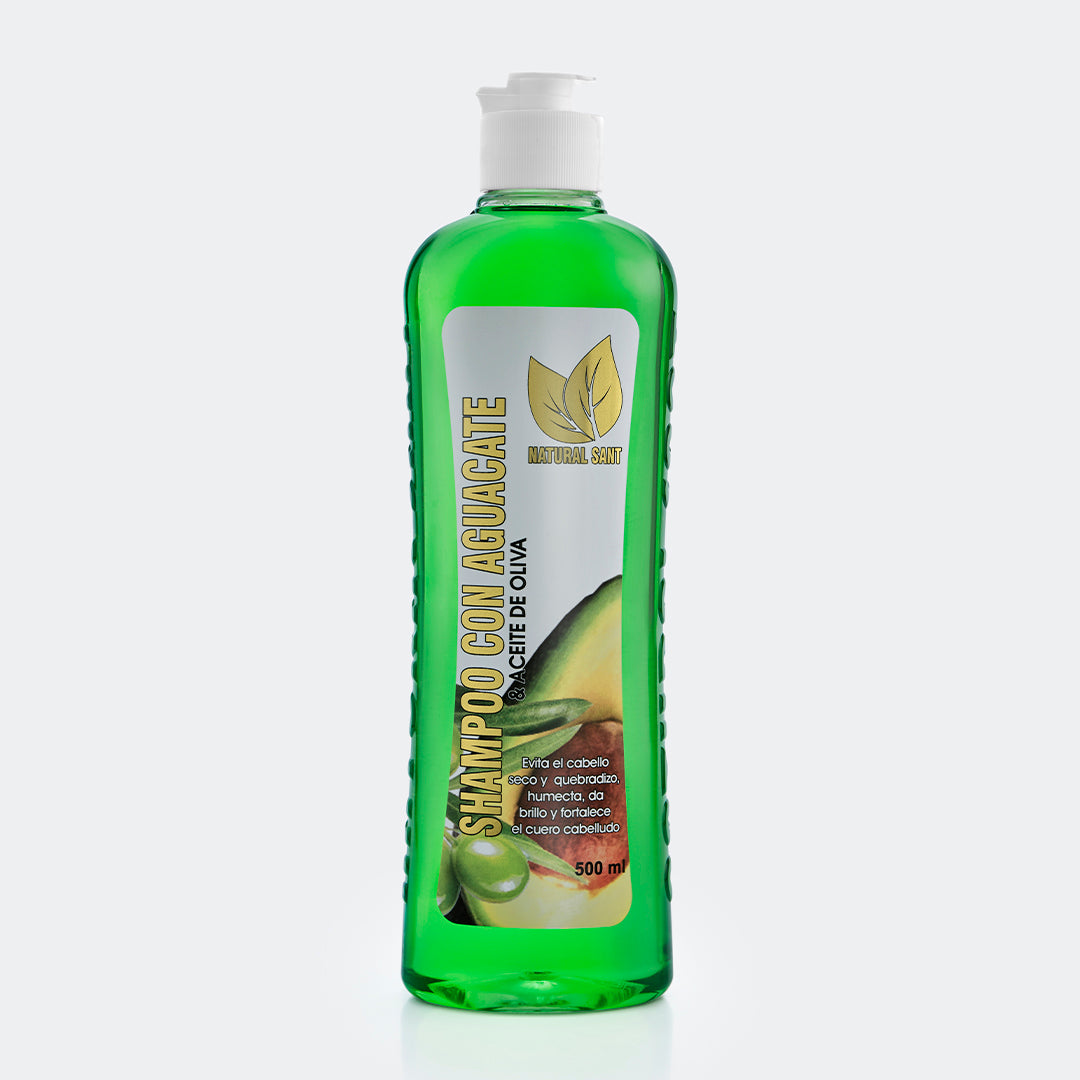 Shampoo Con Aguacate y Aceite De Oliva x 500 ml