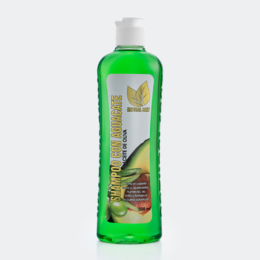 Shampoo Con Aguacate y Aceite De Oliva x 500 ml