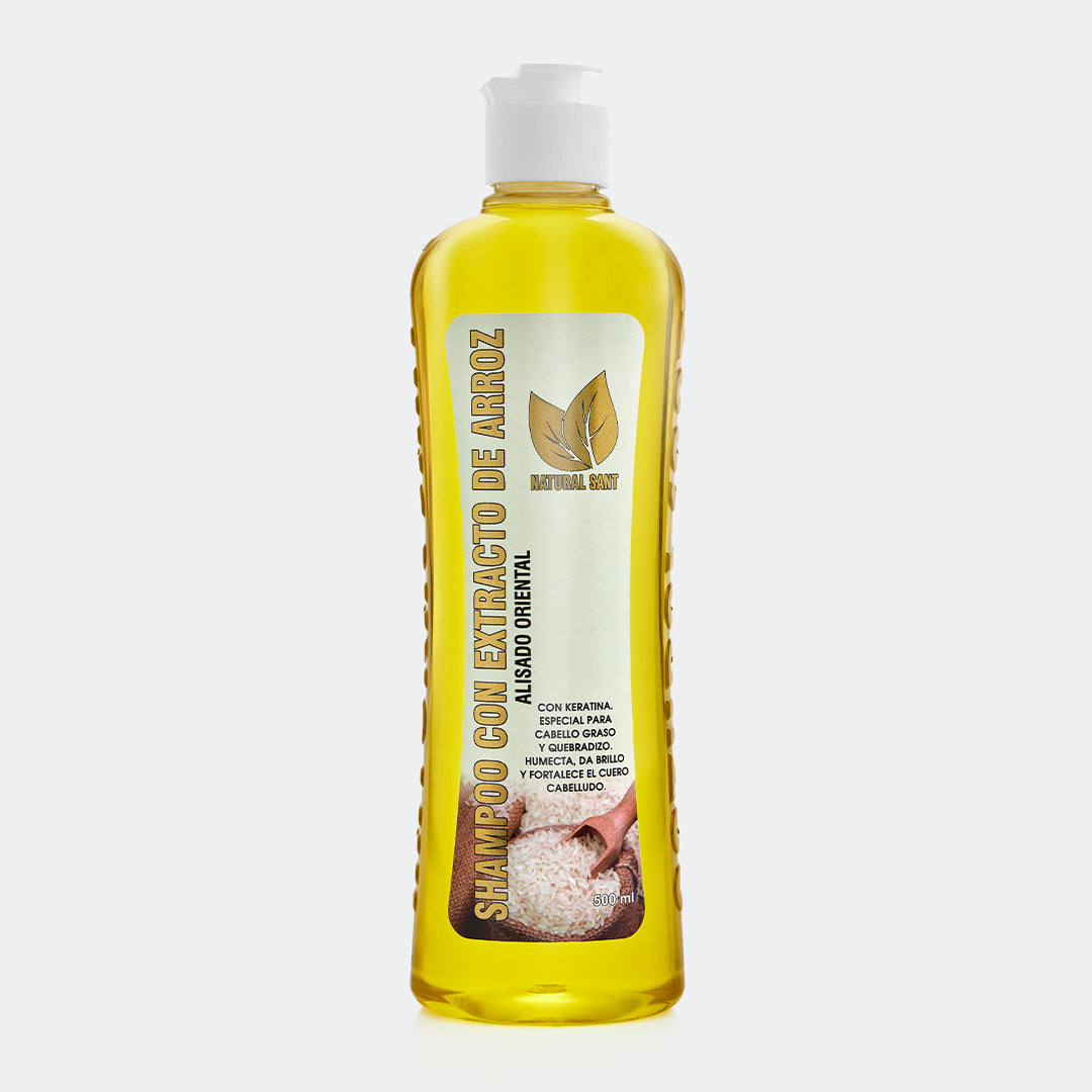 Shampoo con Extracto de Arroz, alisado Oriental x 500ml